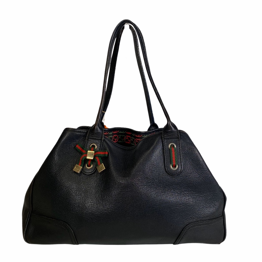Vintage Gucci Satchel bag Black leather